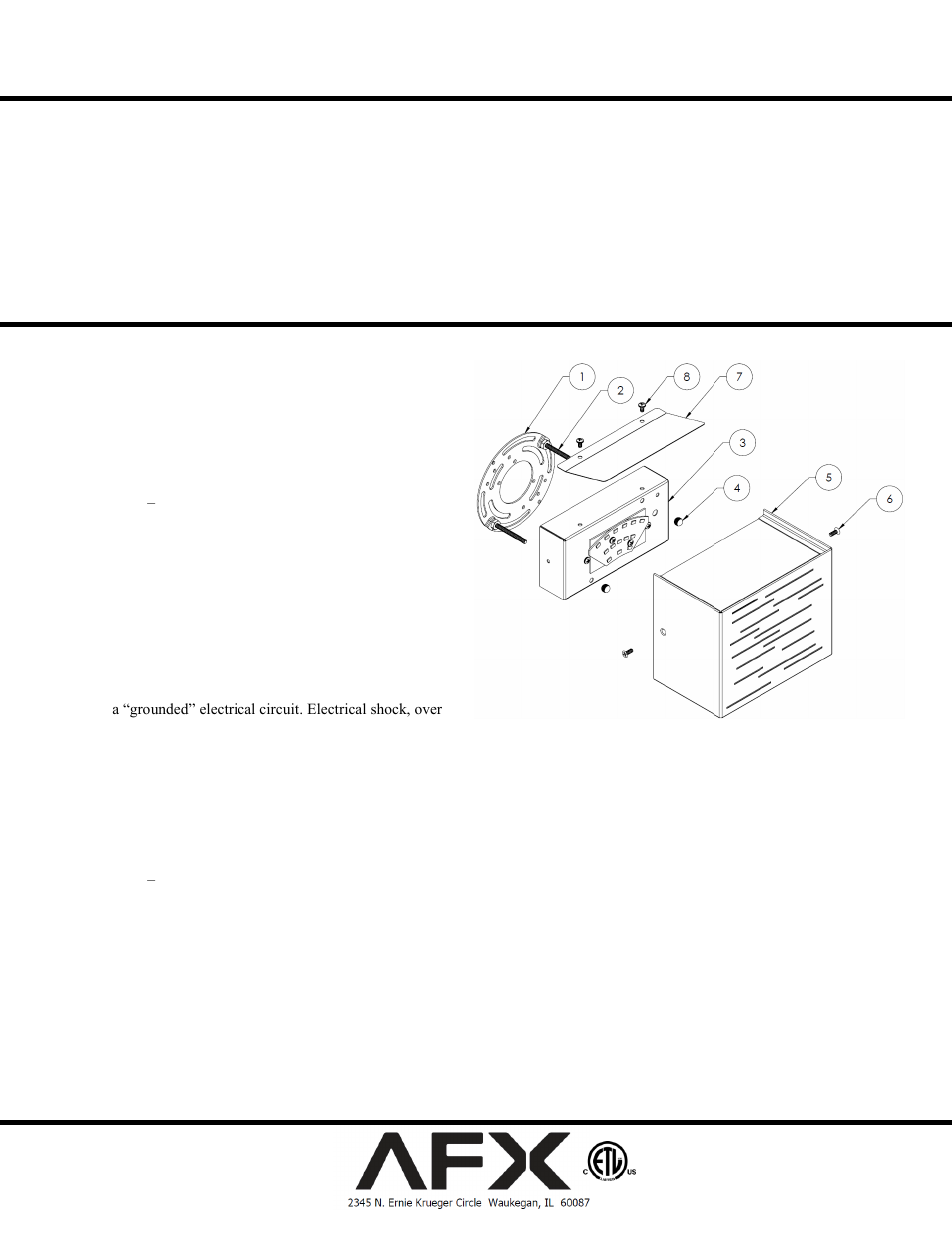 AFX NMS65500L30D1WH-DC User Manual | 1 page