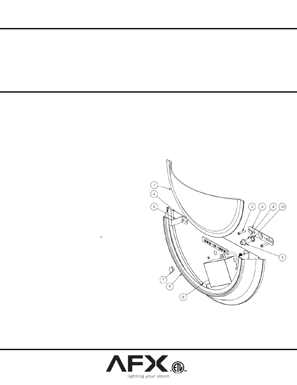 AFX QSS60030LBNWF User Manual | 1 page