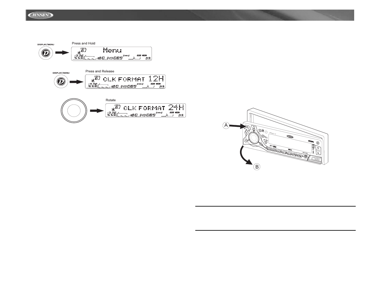 Mpa6611x, Sea rc h erase, Copy | Card reader | Audiovox Jensen MPA6611X User Manual | Page 8 / 20