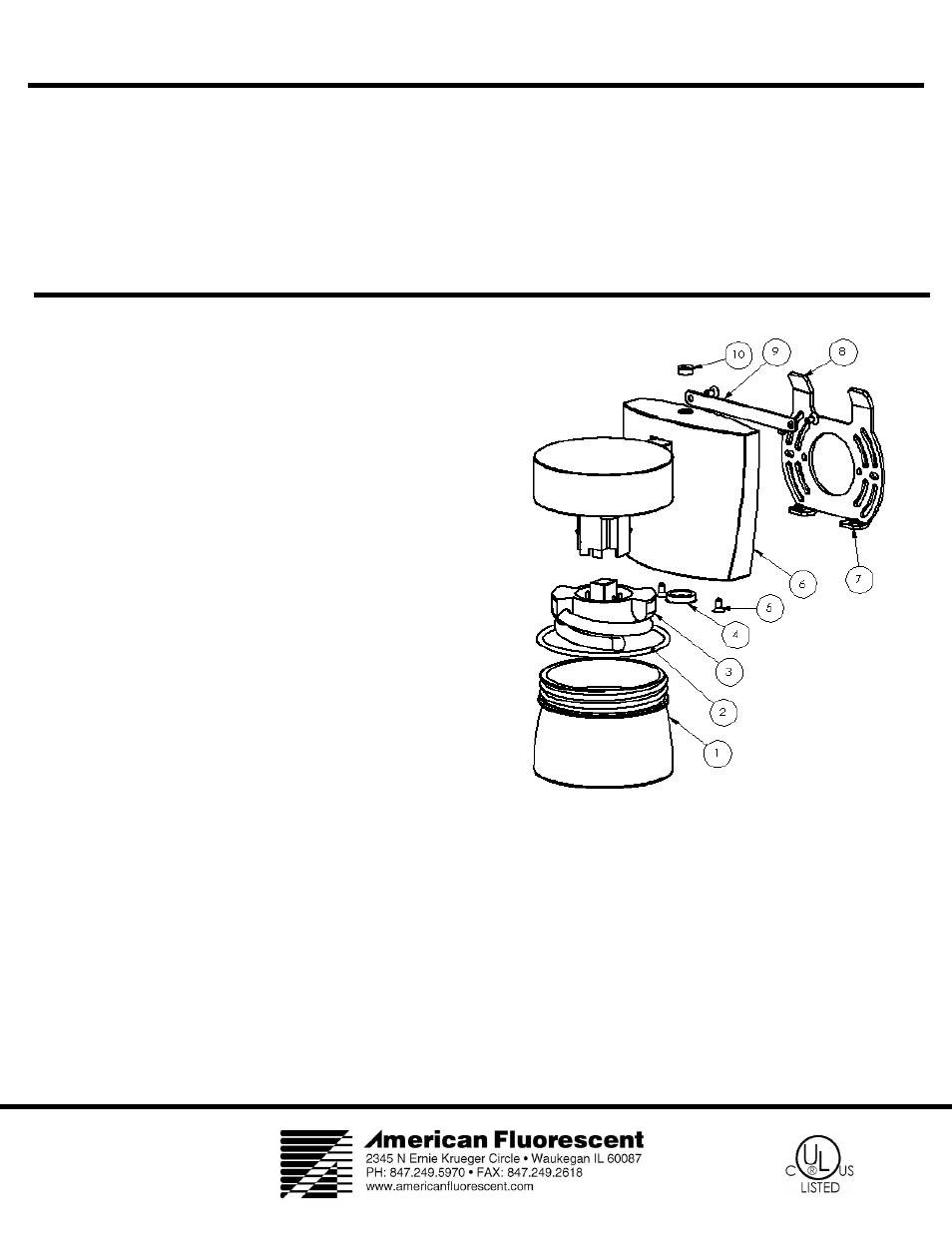 AFX ARMW1F13RBECT User Manual | 1 page