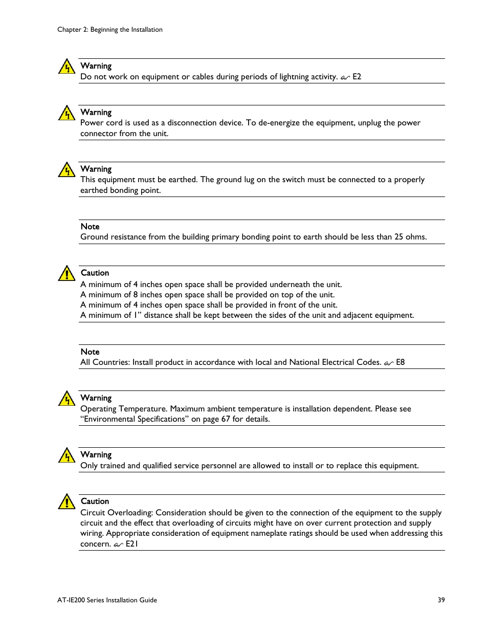 Allied Telesis IE200 Series User Manual | Page 39 / 70