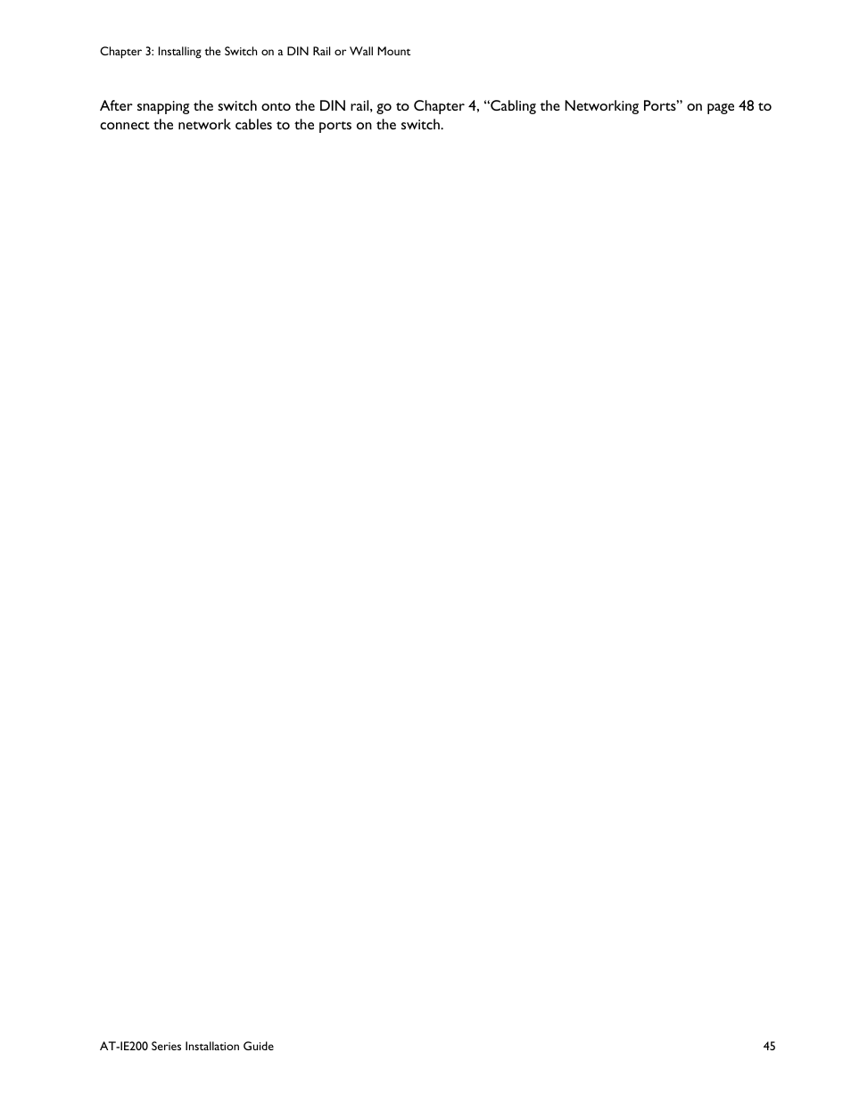 Allied Telesis IE200 Series User Manual | Page 45 / 70