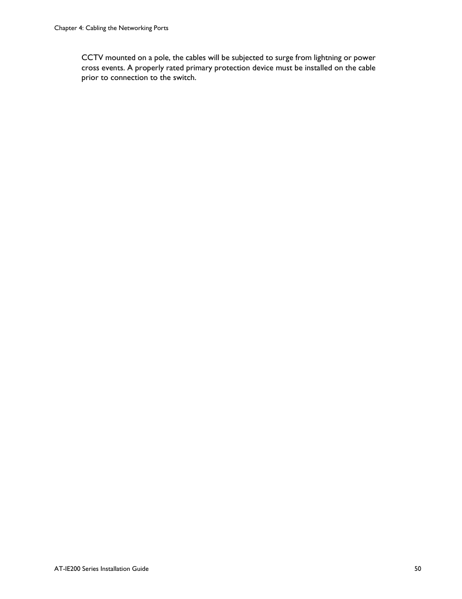 Allied Telesis IE200 Series User Manual | Page 50 / 70