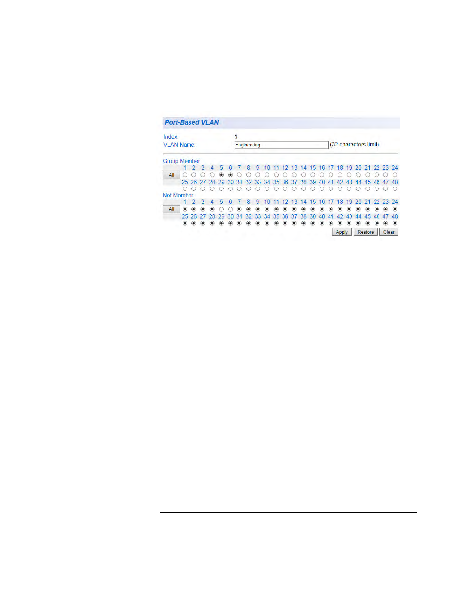 Delete a port- based vlan, Delete a port-based vlan | Allied Telesis AT-GS950/48 User Manual | Page 176 / 410