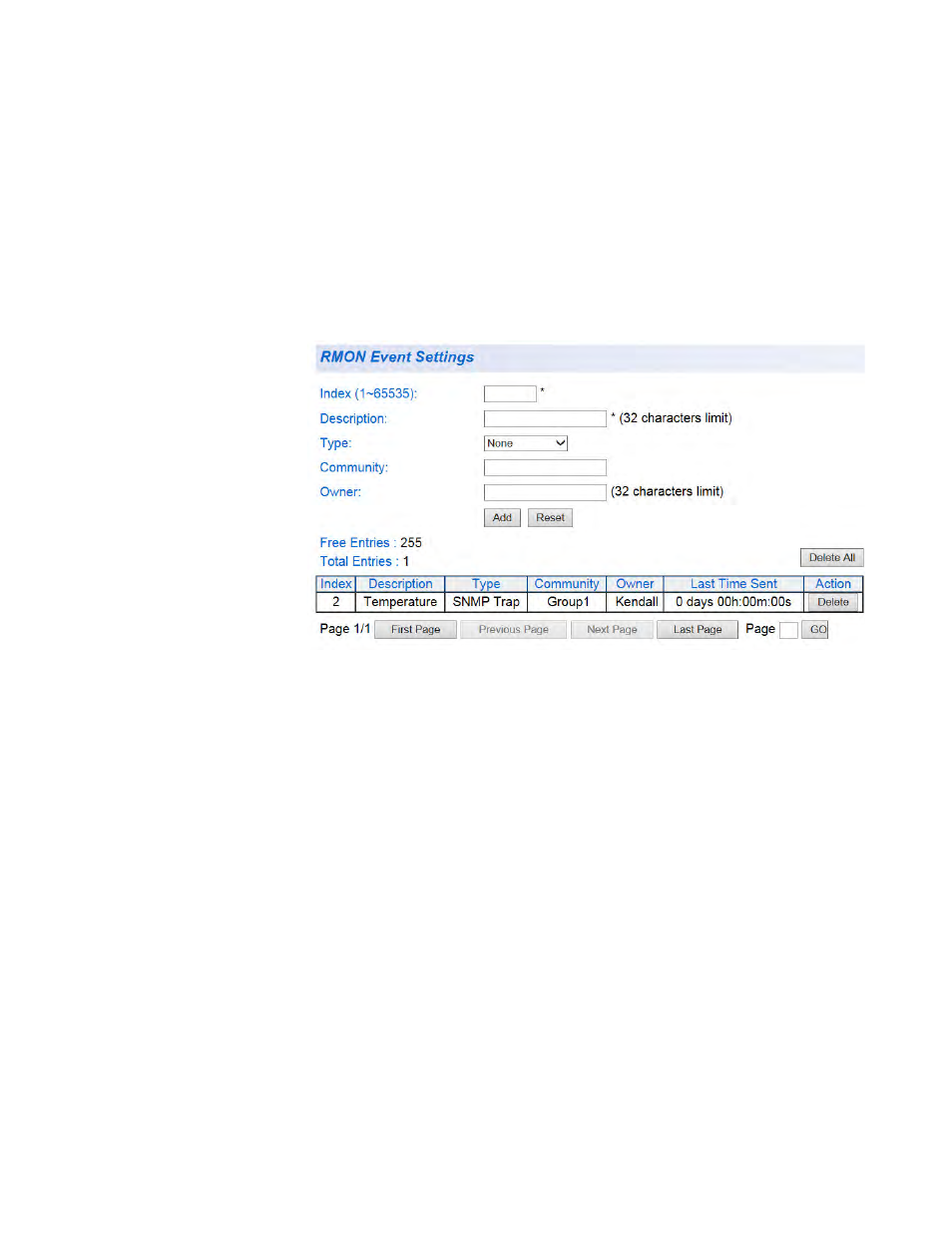 Rmon event configuration example | Allied Telesis AT-GS950/48 User Manual | Page 267 / 410