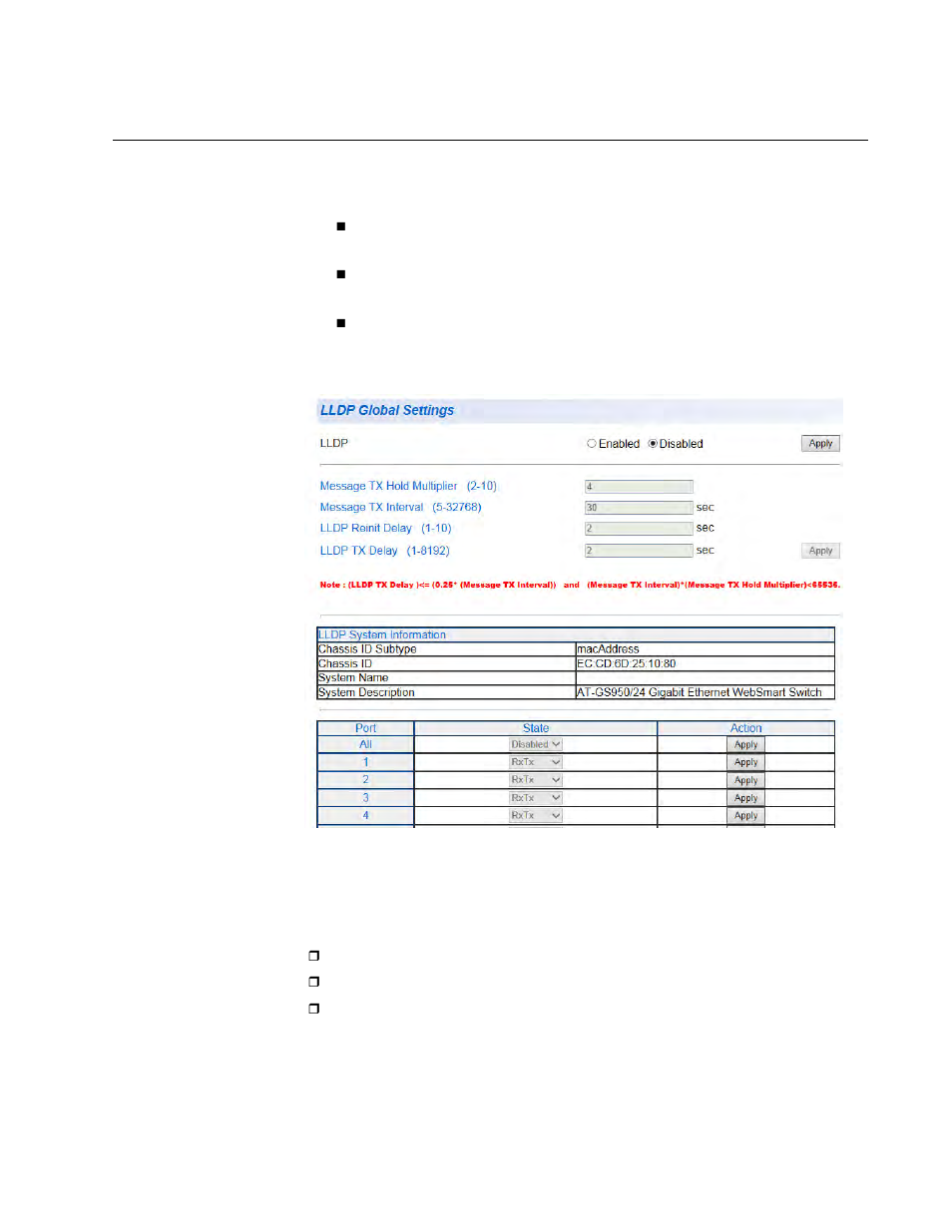 Global configuration | Allied Telesis AT-GS950/48 User Manual | Page 319 / 410