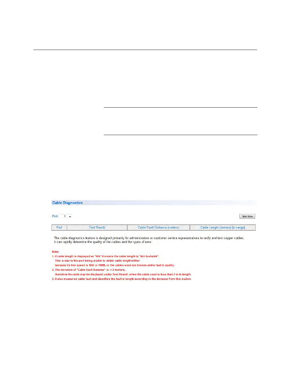 Chapter 26, Cable diagnostics | Allied Telesis AT-GS950/48 User Manual | Page 351 / 410
