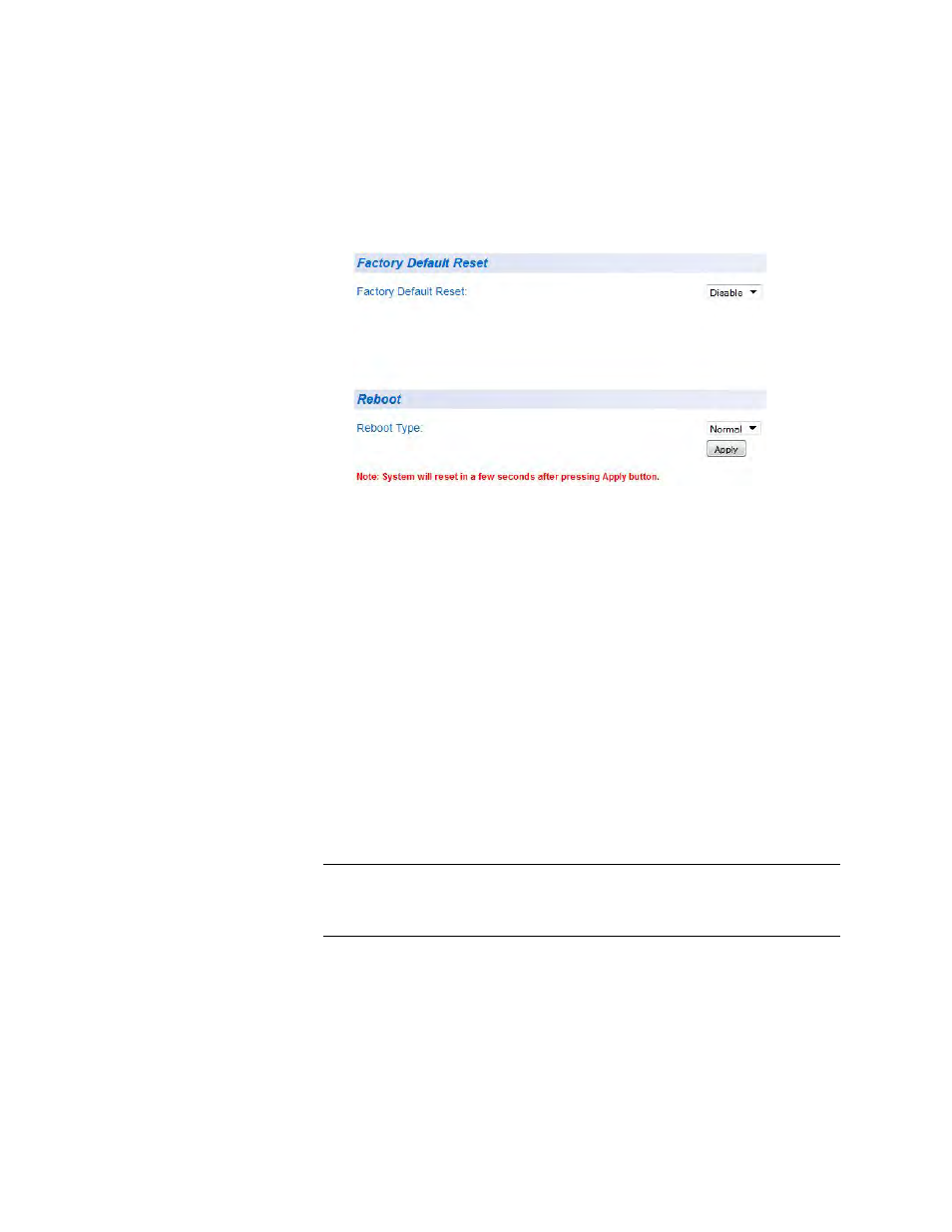 Enabling factory default reset | Allied Telesis AT-GS950/48 User Manual | Page 368 / 410
