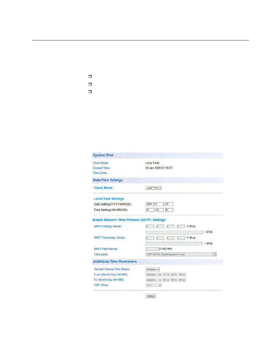 System time, Manually setting system time | Allied Telesis AT-GS950/48 User Manual | Page 47 / 410