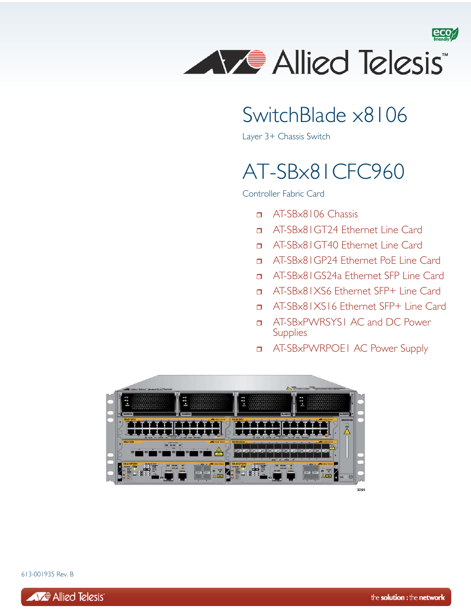 Allied Telesis AT-SBx81CFC960 User Manual | 322 pages