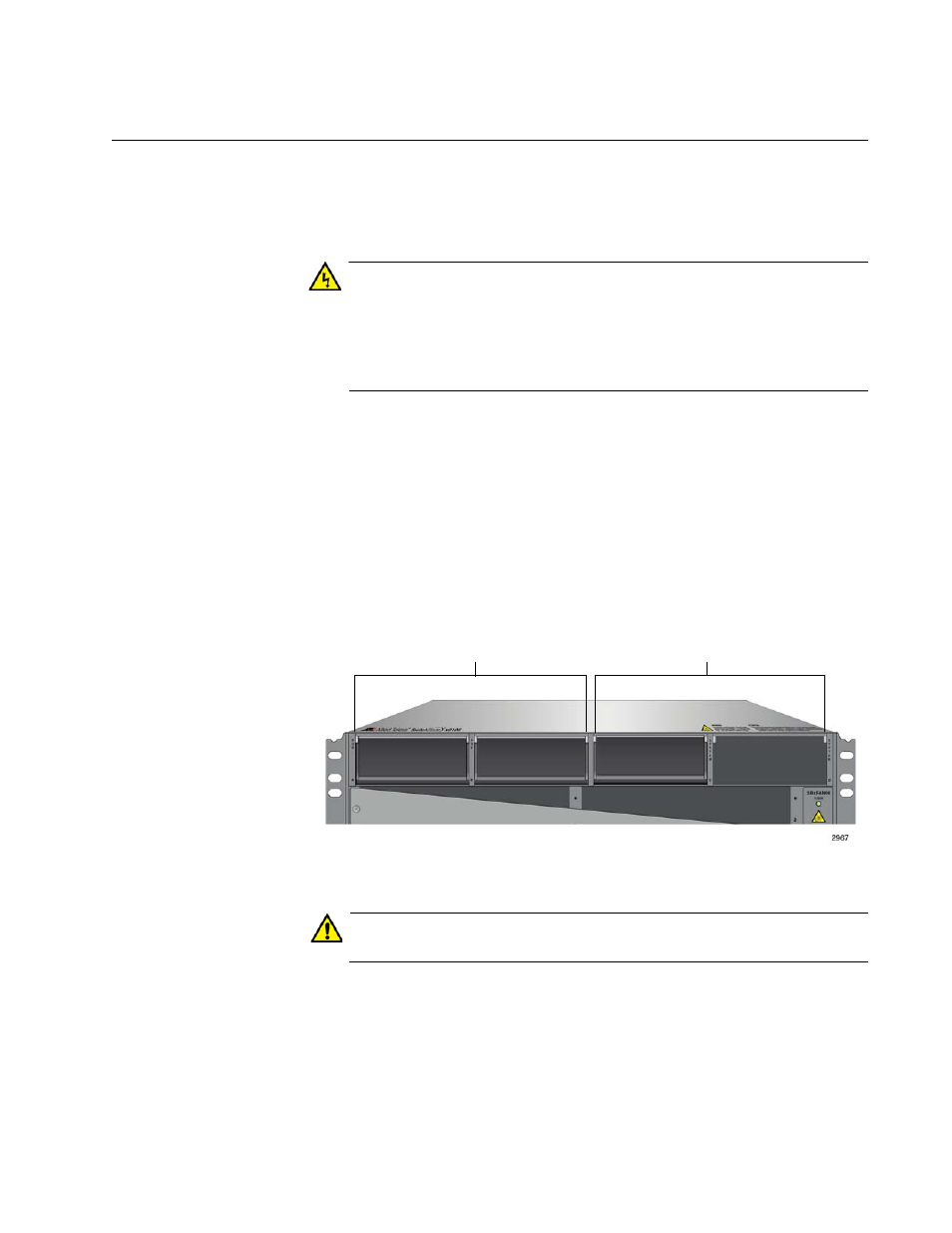 Figure 47: power supply slots | Allied Telesis AT-SBx81CFC960 User Manual | Page 109 / 322