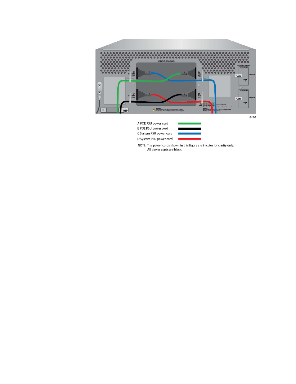 Figure 118: dress and secure ac power cords | Allied Telesis AT-SBx81CFC960 User Manual | Page 178 / 322
