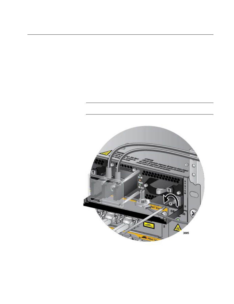 Replacing the at-sbxpwrsys1 dc power supply | Allied Telesis AT-SBx81CFC960 User Manual | Page 237 / 322