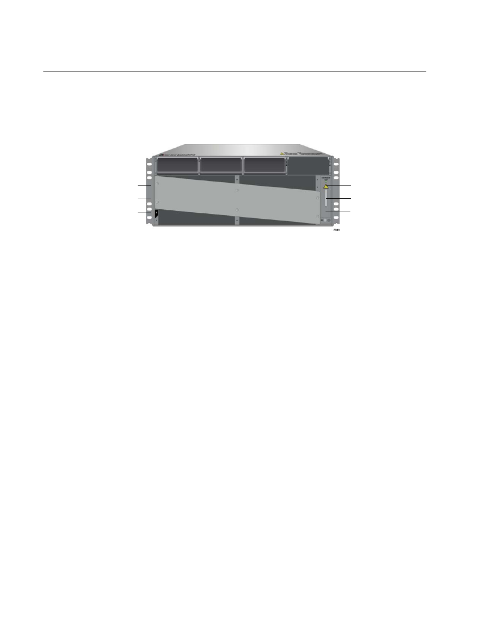 Slots for the ethernet line and controller cards, Figure 7: ethernet line and controller cards slots | Allied Telesis AT-SBx81CFC960 User Manual | Page 26 / 322
