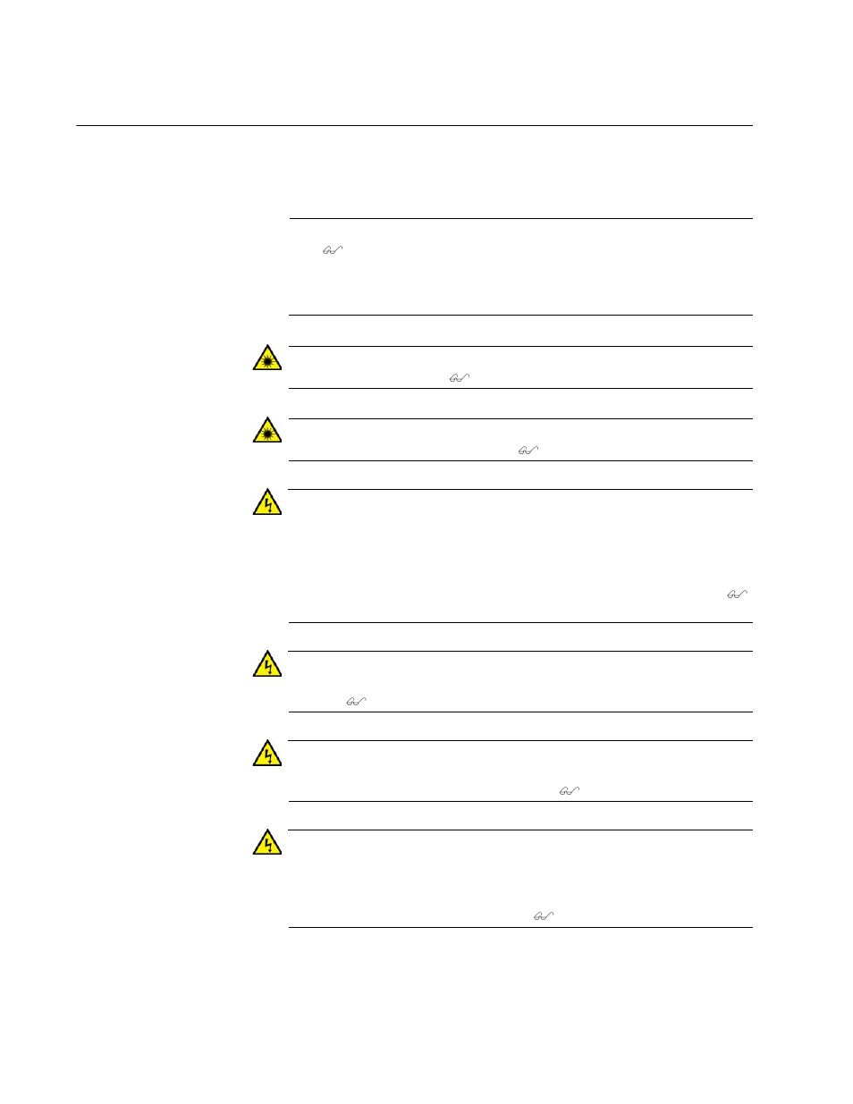 Reviewing safety precautions | Allied Telesis AT-SBx81CFC960 User Manual | Page 82 / 322
