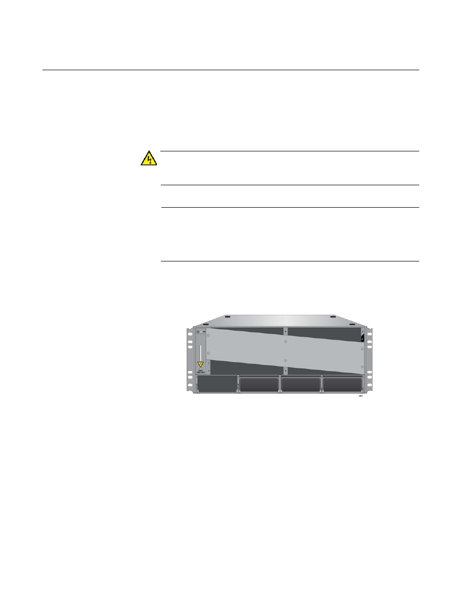Removing the rubber feet, Figure 34: turning the chassis upside down | Allied Telesis AT-SBx81CFC960 User Manual | Page 96 / 322