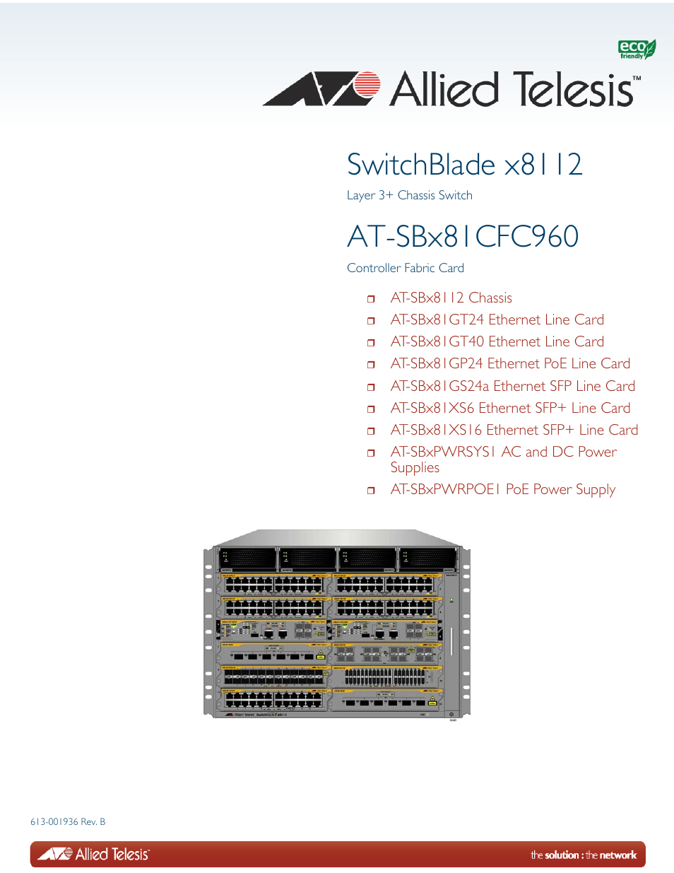 Allied Telesis AT-SBx81CFC960 User Manual | 322 pages