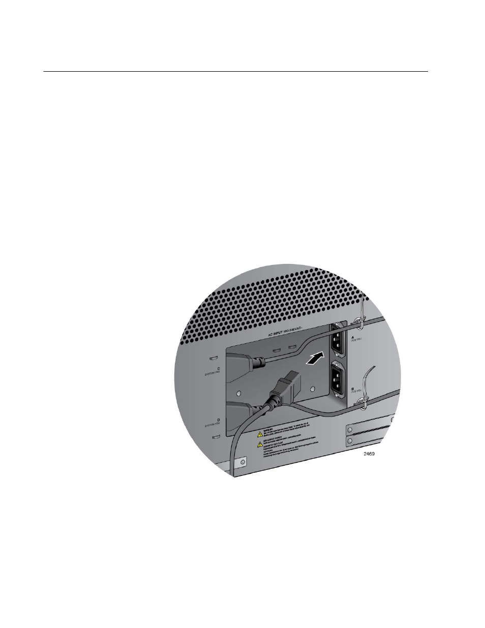 Powering on the at-sbxpwrpoe1 power supply | Allied Telesis AT-SBx81CFC960 User Manual | Page 174 / 322