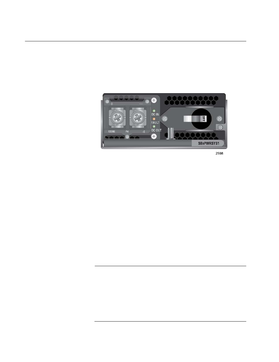 At-sbxpwrsys1 dc power supply, Figure 11: at-sbxpwrsys1 dc power supply | Allied Telesis AT-SBx81CFC960 User Manual | Page 32 / 322