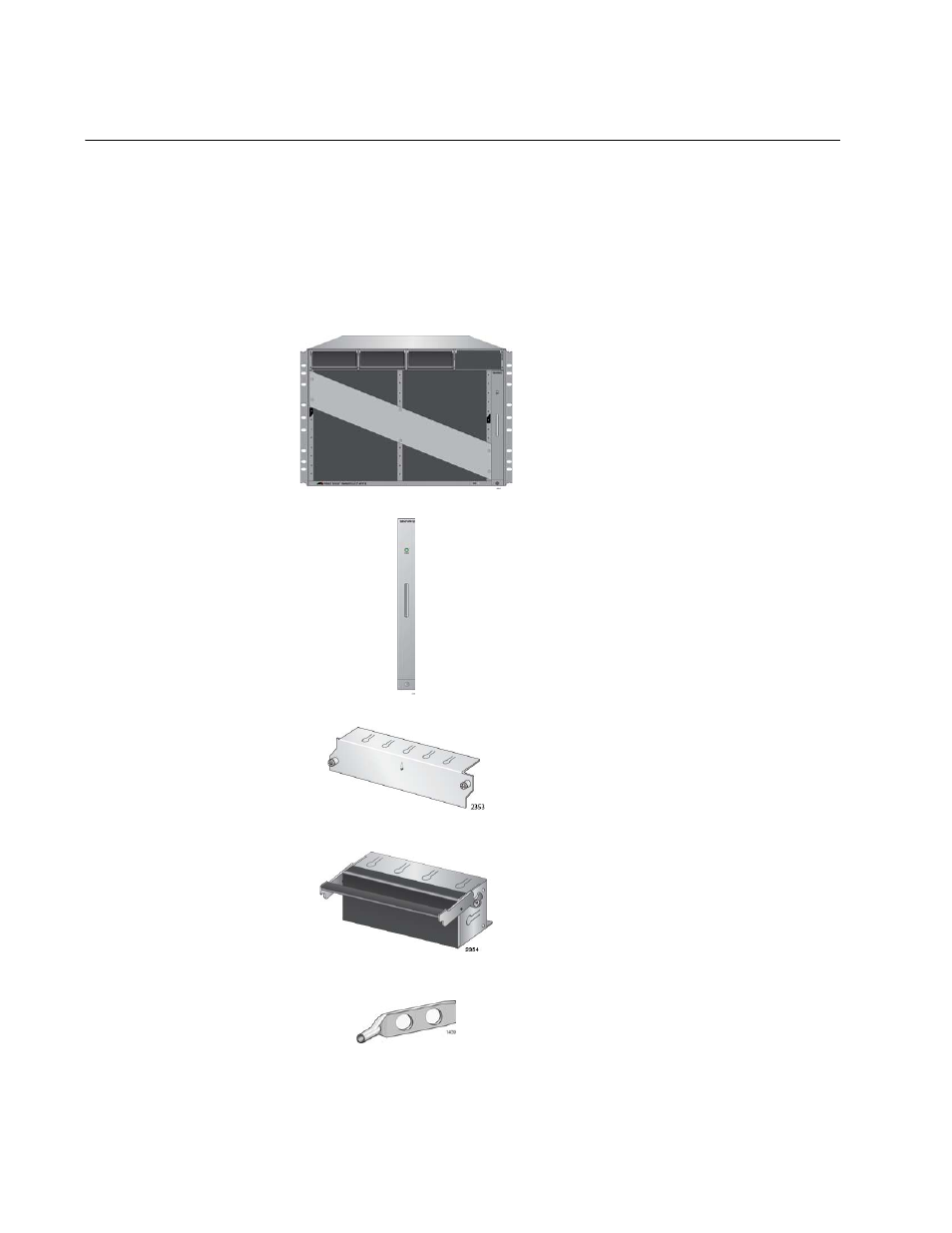 Unpacking the at-sbx8112 chassis, Figure 32: components of the at-sbx8112 chassis | Allied Telesis AT-SBx81CFC960 User Manual | Page 94 / 322