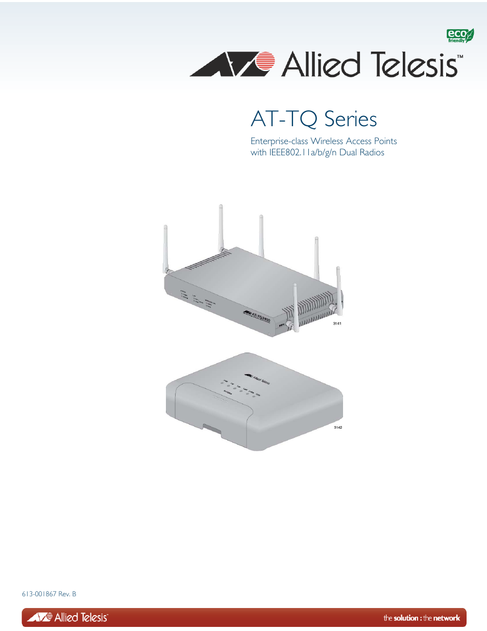 Allied Telesis AT-TQ Series User Manual | 172 pages