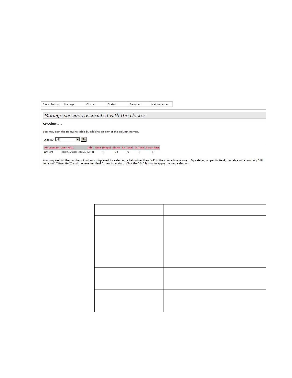 Viewing the wireless clients of a cluster | Allied Telesis AT-TQ Series User Manual | Page 107 / 172