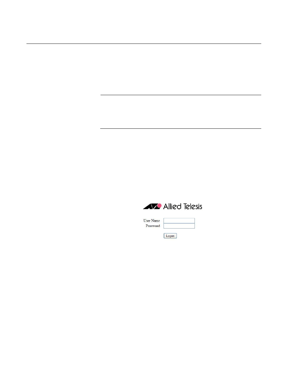 Starting a management session on the access point, Figure 2: log on window | Allied Telesis AT-TQ Series User Manual | Page 22 / 172
