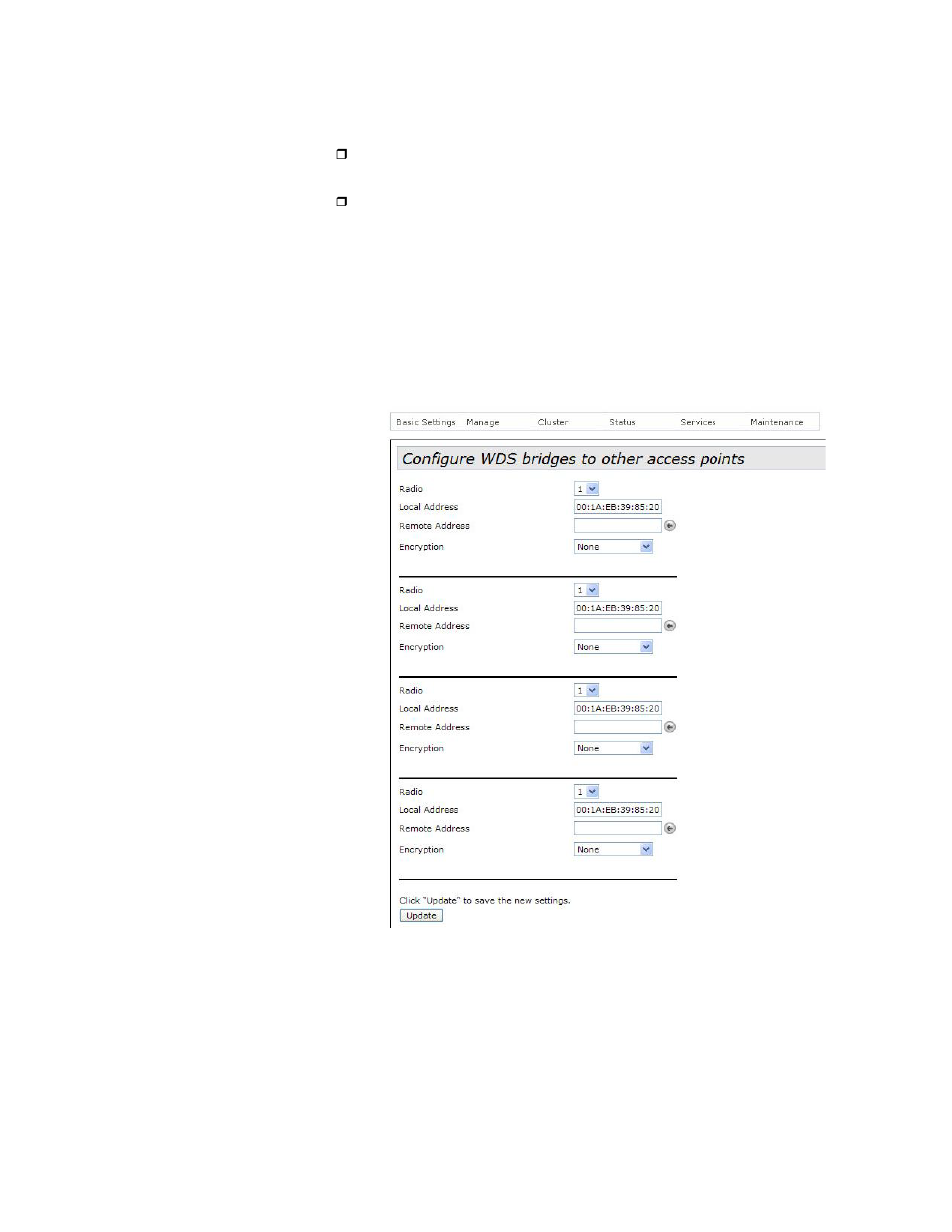 Configuring the wds bridge | Allied Telesis AT-TQ Series User Manual | Page 77 / 172