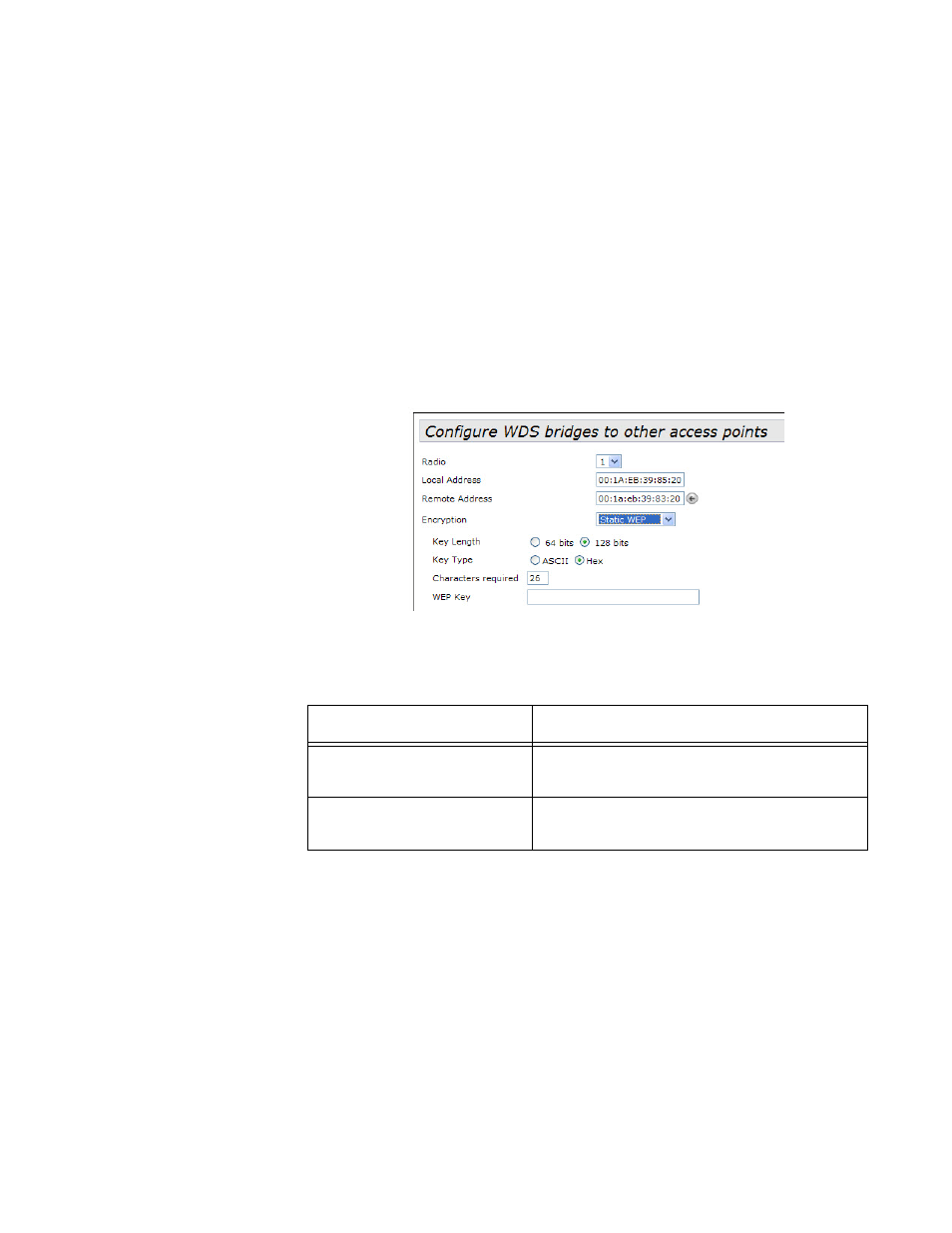 Static wep, Figure 23: static wep on wds bridges, Table 9. static wep on wds links | Allied Telesis AT-TQ Series User Manual | Page 79 / 172