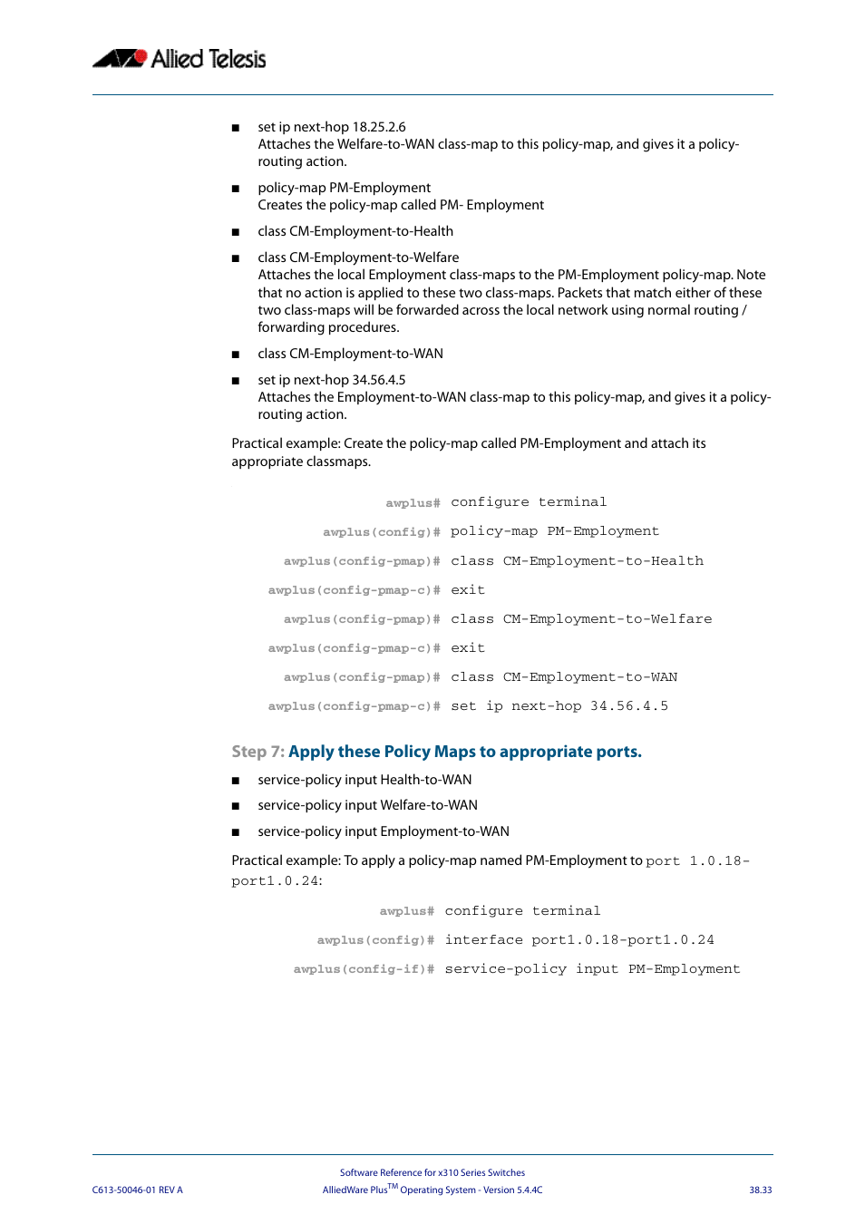 Allied Telesis AlliedWare Plus Operating System Version 5.4.4C (x310-26FT,x310-26FP,x310-50FT,x310-50FP) User Manual | Page 1005 / 2220