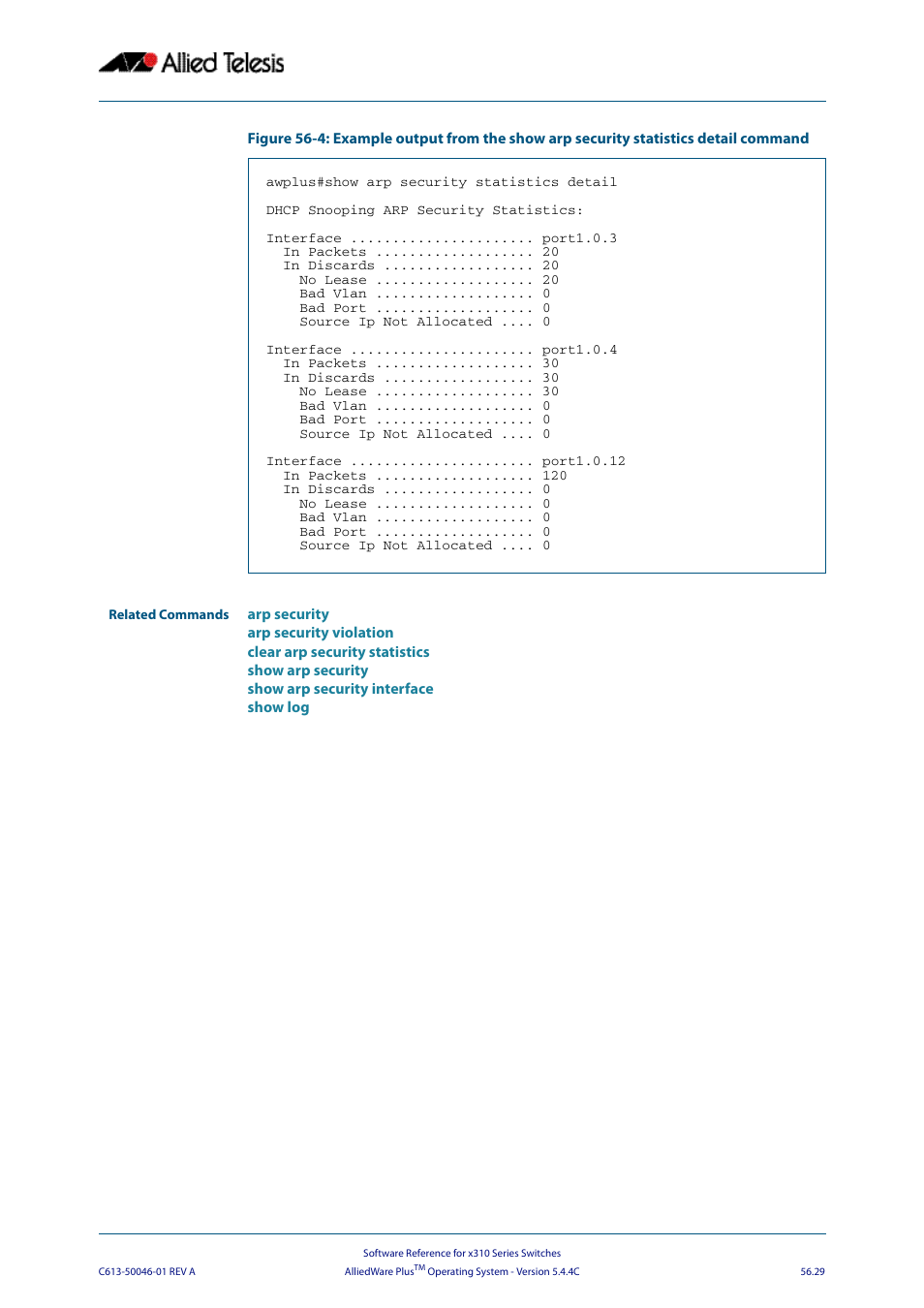 Allied Telesis AlliedWare Plus Operating System Version 5.4.4C (x310-26FT,x310-26FP,x310-50FT,x310-50FP) User Manual | Page 1467 / 2220