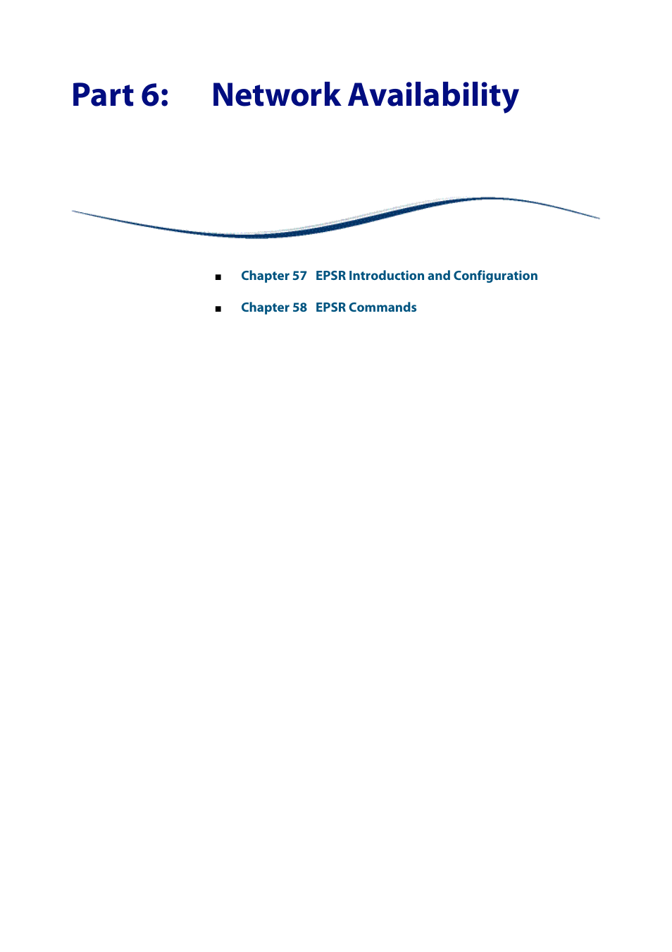 Part 6: network availability | Allied Telesis AlliedWare Plus Operating System Version 5.4.4C (x310-26FT,x310-26FP,x310-50FT,x310-50FP) User Manual | Page 1481 / 2220