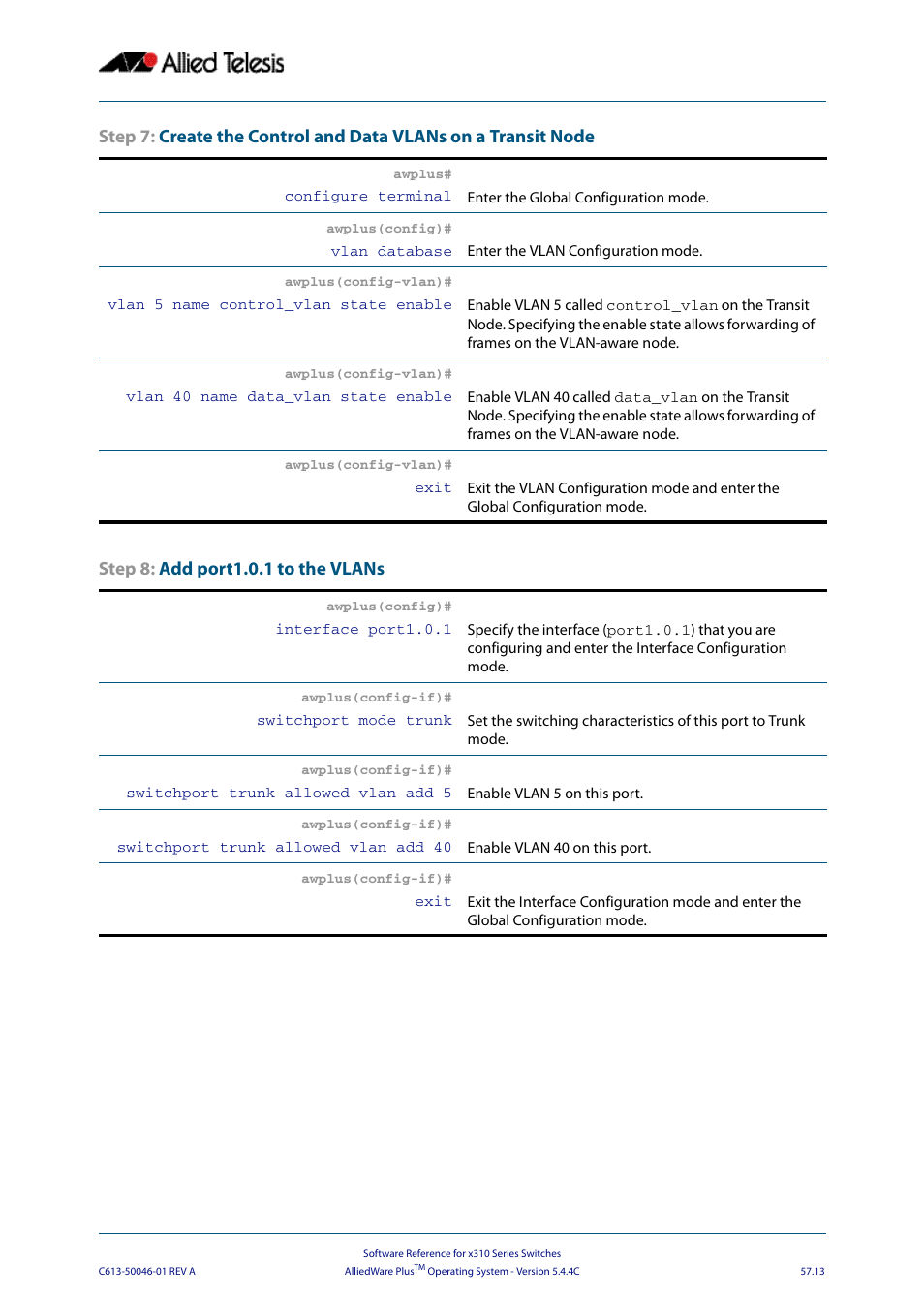 Allied Telesis AlliedWare Plus Operating System Version 5.4.4C (x310-26FT,x310-26FP,x310-50FT,x310-50FP) User Manual | Page 1495 / 2220
