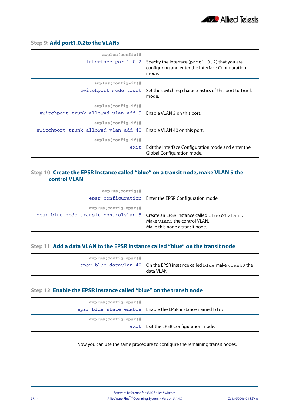 Allied Telesis AlliedWare Plus Operating System Version 5.4.4C (x310-26FT,x310-26FP,x310-50FT,x310-50FP) User Manual | Page 1496 / 2220