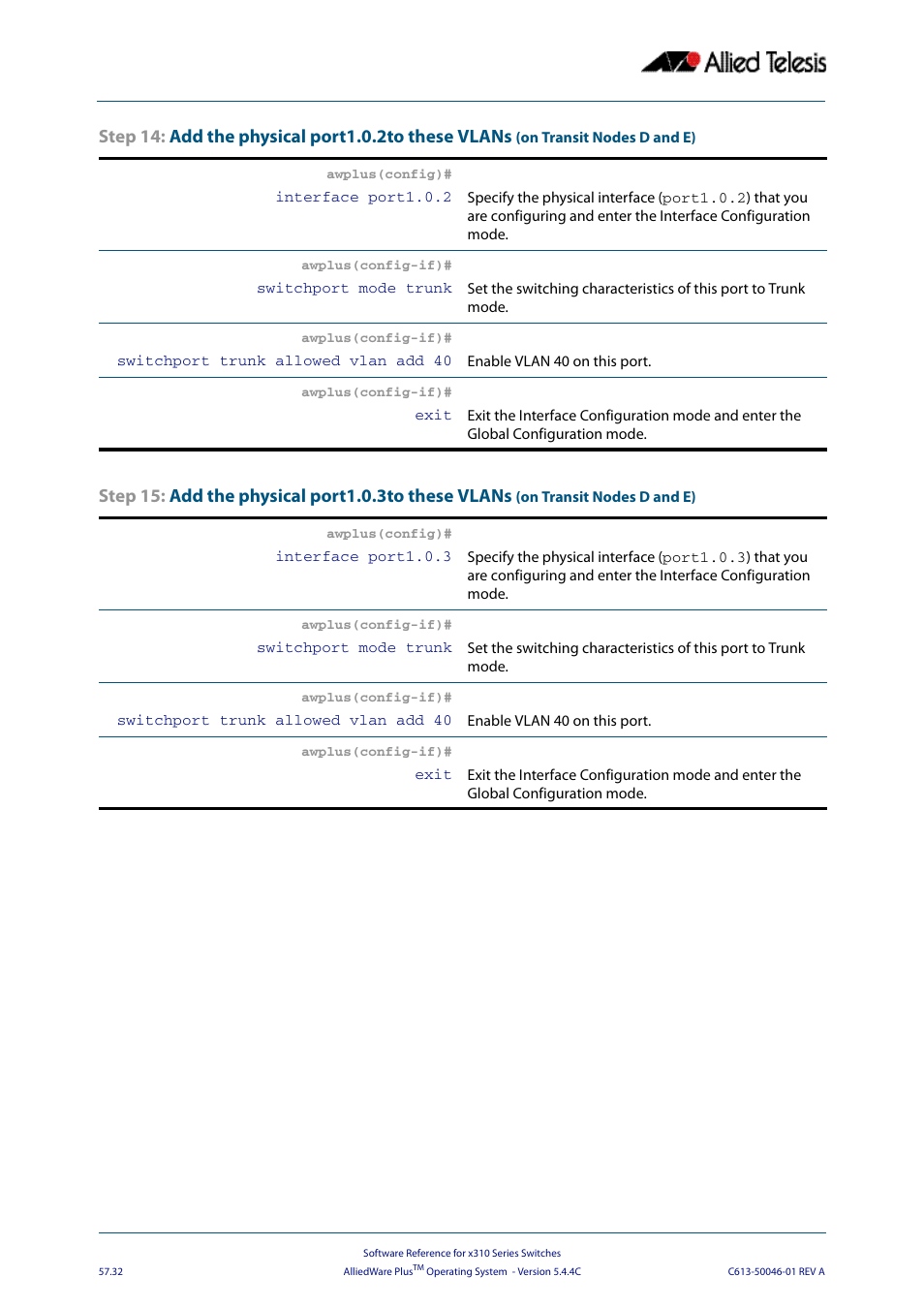 Allied Telesis AlliedWare Plus Operating System Version 5.4.4C (x310-26FT,x310-26FP,x310-50FT,x310-50FP) User Manual | Page 1514 / 2220