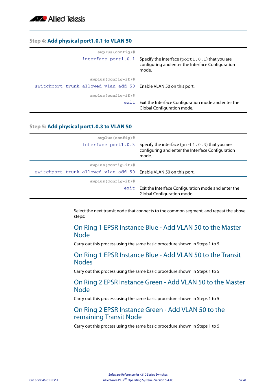 Allied Telesis AlliedWare Plus Operating System Version 5.4.4C (x310-26FT,x310-26FP,x310-50FT,x310-50FP) User Manual | Page 1523 / 2220
