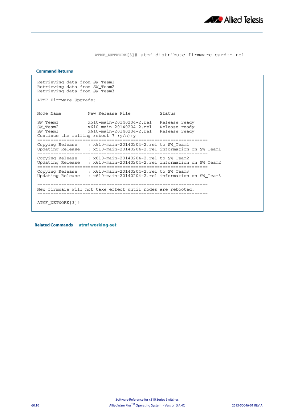 Allied Telesis AlliedWare Plus Operating System Version 5.4.4C (x310-26FT,x310-26FP,x310-50FT,x310-50FP) User Manual | Page 1598 / 2220
