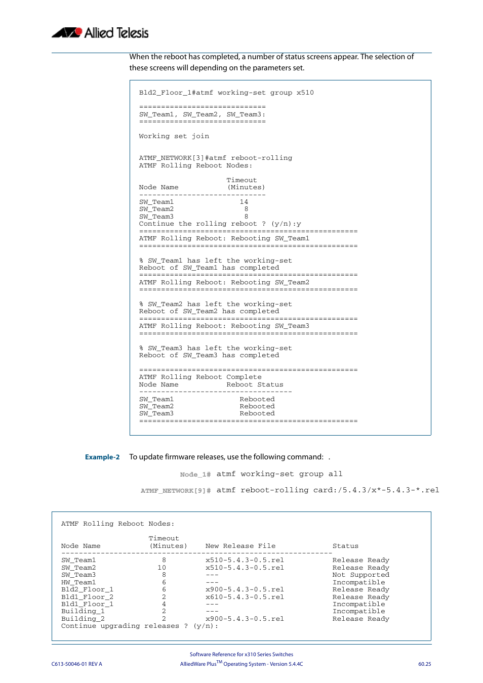 Allied Telesis AlliedWare Plus Operating System Version 5.4.4C (x310-26FT,x310-26FP,x310-50FT,x310-50FP) User Manual | Page 1613 / 2220