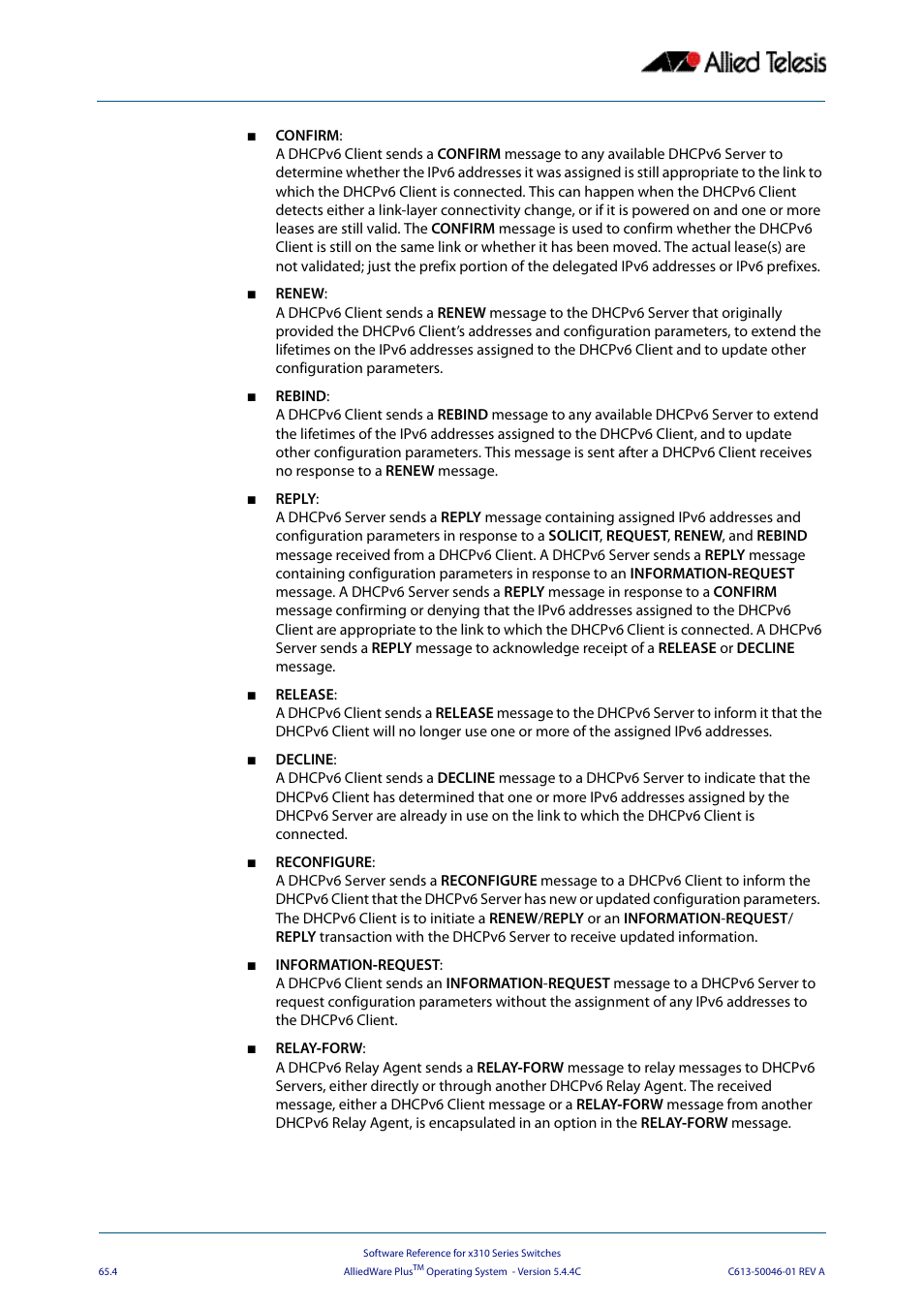 Allied Telesis AlliedWare Plus Operating System Version 5.4.4C (x310-26FT,x310-26FP,x310-50FT,x310-50FP) User Manual | Page 1740 / 2220