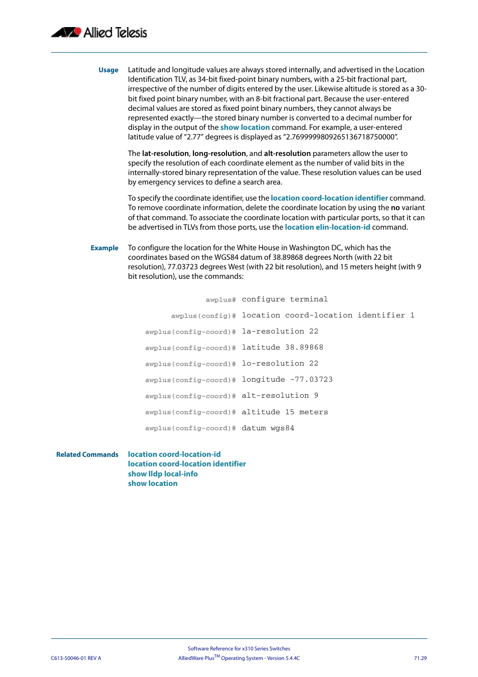Allied Telesis AlliedWare Plus Operating System Version 5.4.4C (x310-26FT,x310-26FP,x310-50FT,x310-50FP) User Manual | Page 1955 / 2220