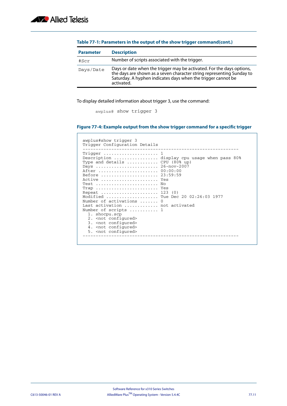 Allied Telesis AlliedWare Plus Operating System Version 5.4.4C (x310-26FT,x310-26FP,x310-50FT,x310-50FP) User Manual | Page 2031 / 2220