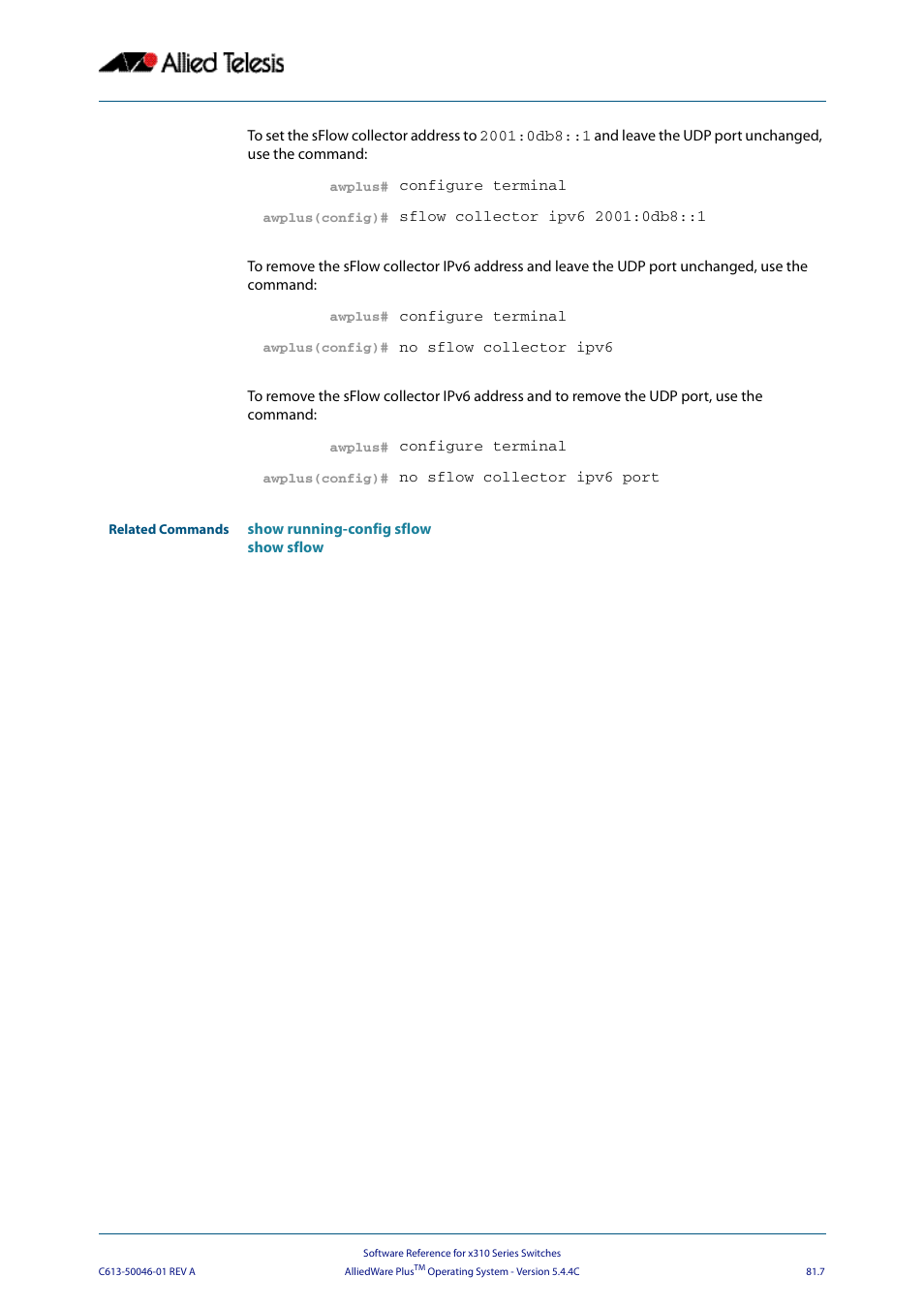 Allied Telesis AlliedWare Plus Operating System Version 5.4.4C (x310-26FT,x310-26FP,x310-50FT,x310-50FP) User Manual | Page 2101 / 2220