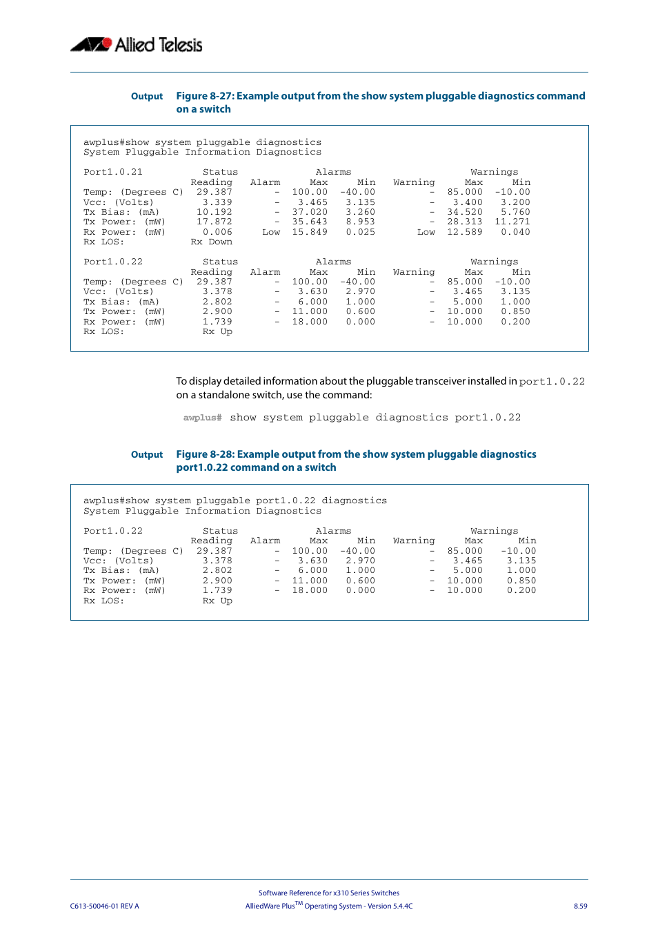 Allied Telesis AlliedWare Plus Operating System Version 5.4.4C (x310-26FT,x310-26FP,x310-50FT,x310-50FP) User Manual | Page 259 / 2220