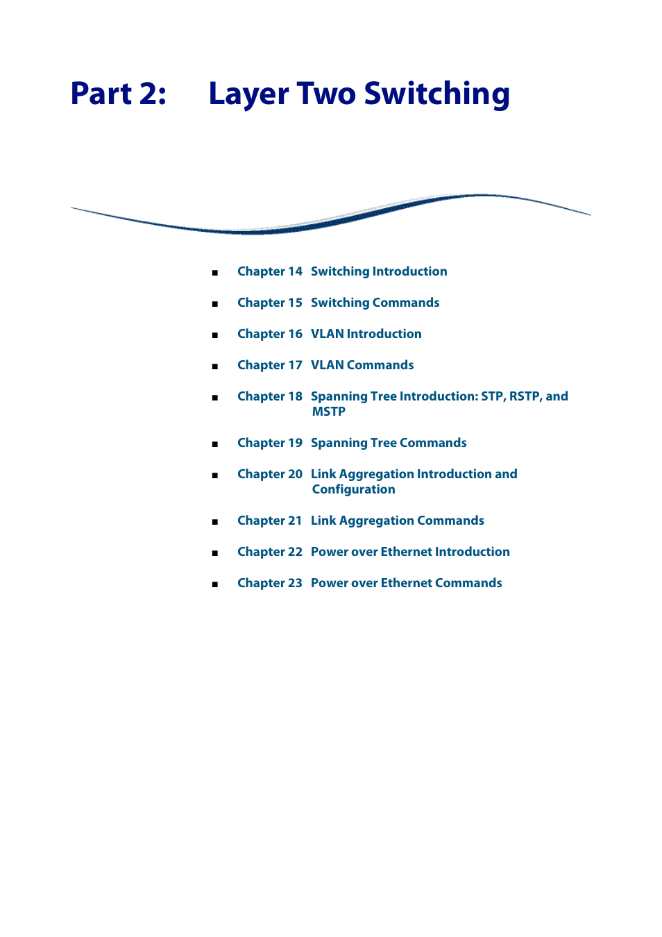 Part 2: layer two switching | Allied Telesis AlliedWare Plus Operating System Version 5.4.4C (x310-26FT,x310-26FP,x310-50FT,x310-50FP) User Manual | Page 341 / 2220