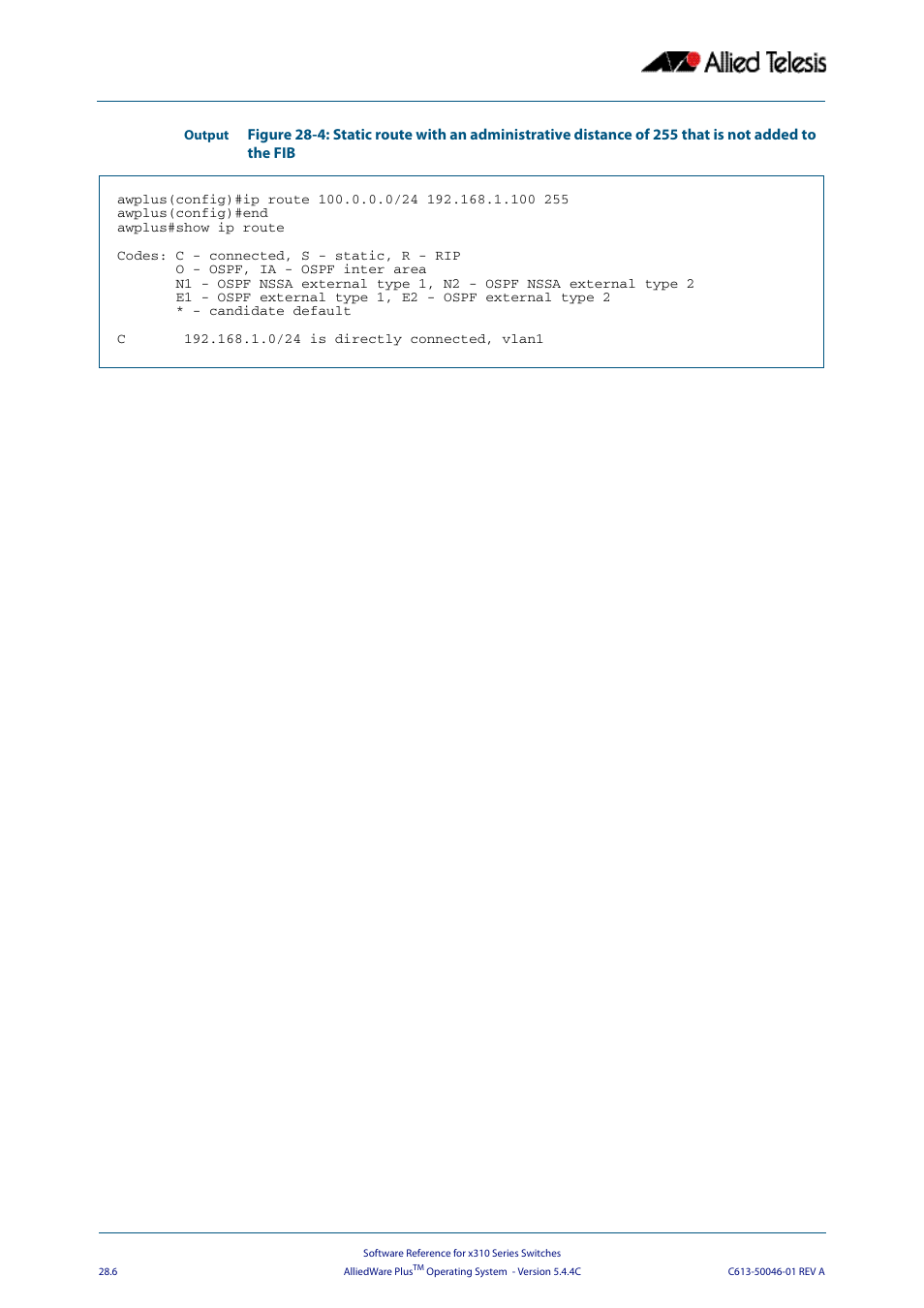 Allied Telesis AlliedWare Plus Operating System Version 5.4.4C (x310-26FT,x310-26FP,x310-50FT,x310-50FP) User Manual | Page 710 / 2220