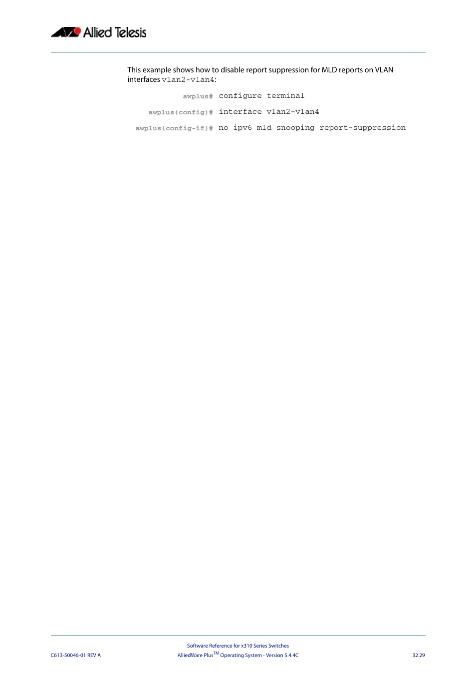 Allied Telesis AlliedWare Plus Operating System Version 5.4.4C (x310-26FT,x310-26FP,x310-50FT,x310-50FP) User Manual | Page 813 / 2220