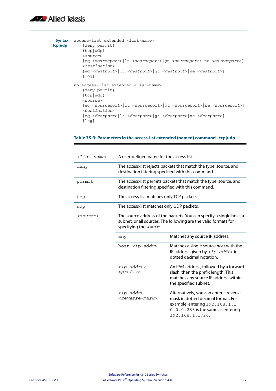 Allied Telesis AlliedWare Plus Operating System Version 5.4.4C (x310-26FT,x310-26FP,x310-50FT,x310-50FP) User Manual | Page 893 / 2220