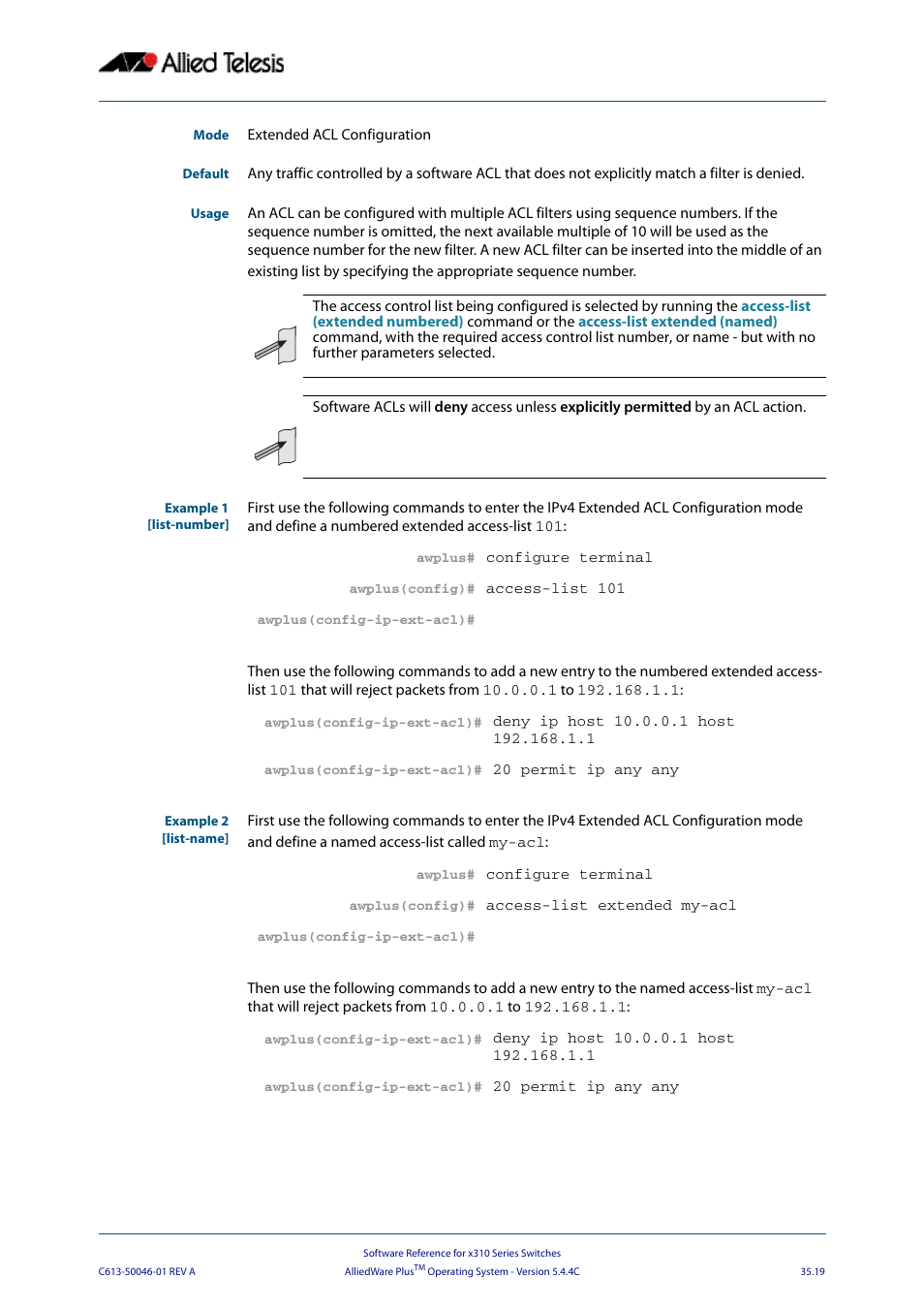 Allied Telesis AlliedWare Plus Operating System Version 5.4.4C (x310-26FT,x310-26FP,x310-50FT,x310-50FP) User Manual | Page 905 / 2220