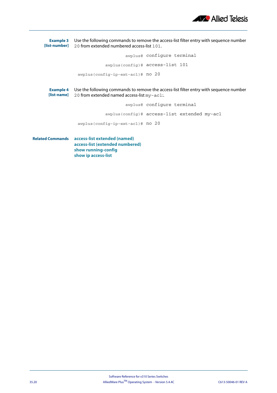 Allied Telesis AlliedWare Plus Operating System Version 5.4.4C (x310-26FT,x310-26FP,x310-50FT,x310-50FP) User Manual | Page 906 / 2220