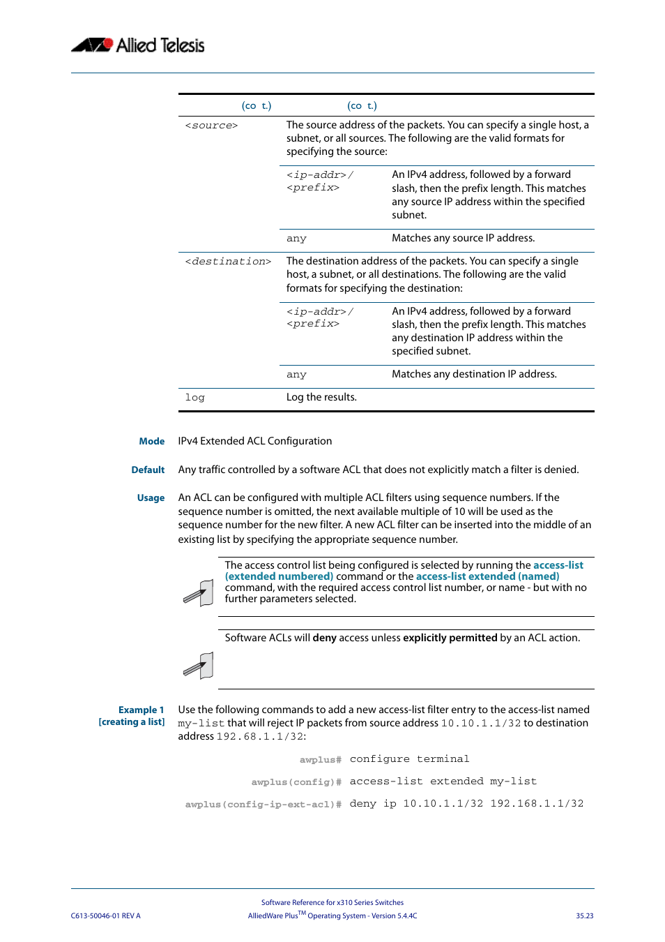 Allied Telesis AlliedWare Plus Operating System Version 5.4.4C (x310-26FT,x310-26FP,x310-50FT,x310-50FP) User Manual | Page 909 / 2220